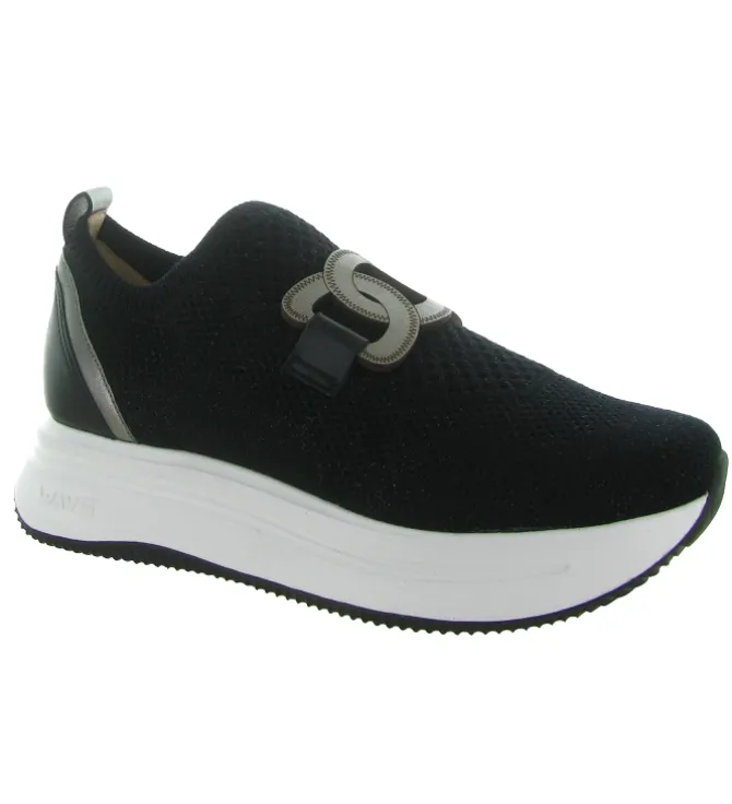 baskets et sneakers - Confort - femme - Synthétique - Noir - Softwaves