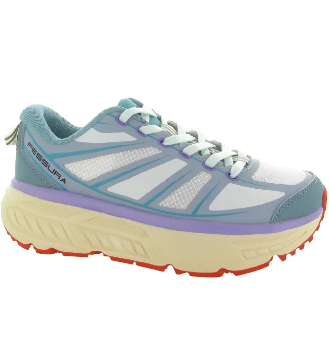 baskets et sneakers - Confort - femme - Synthétique - Bleu - Fessura