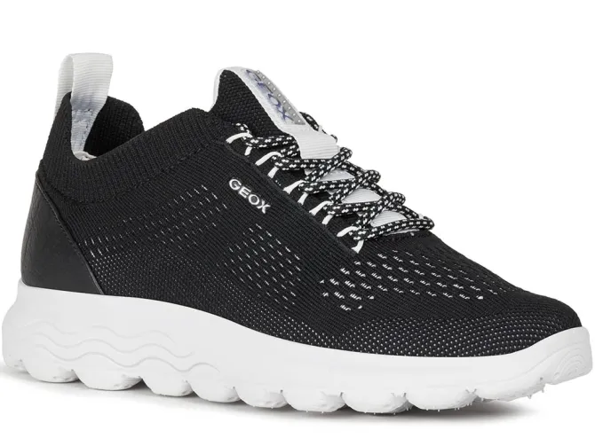baskets et sneakers - Confort - femme - Textile - Noir - Geox