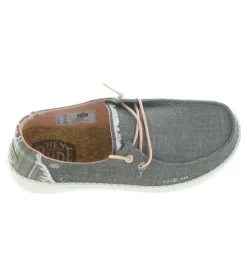 baskets et sneakers - Confort - femme - Toile - Gris - Hey dude