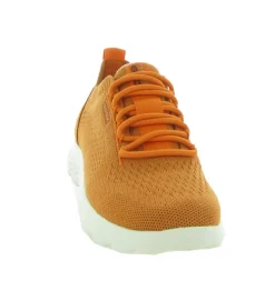 baskets et sneakers - Confort - femme - Textile - Orange - Geox