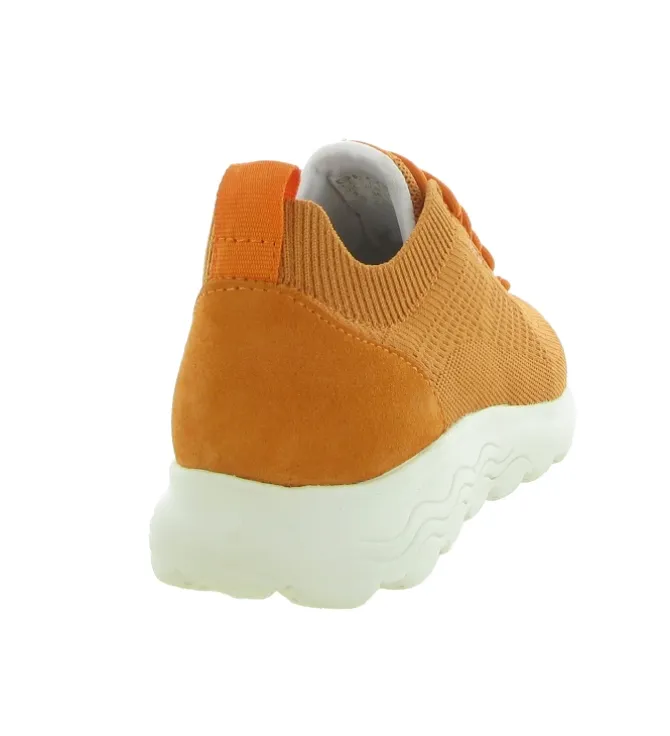 baskets et sneakers - Confort - femme - Textile - Orange - Geox