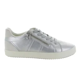 baskets et sneakers - Confort - femme - Synthétique - Argent - Geox