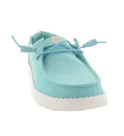 baskets et sneakers - Confort - femme - Toile - Bleu - Hey dude