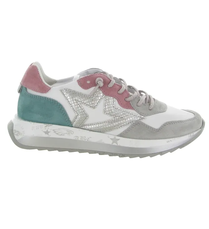 baskets et sneakers - Confort - femme - Cuir - Blanc - Cetti