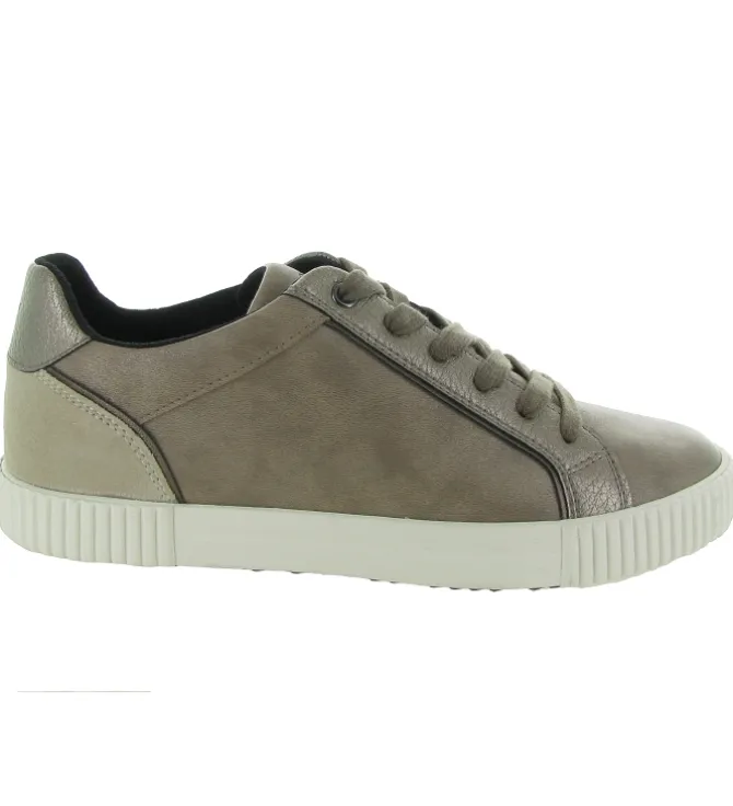 baskets et sneakers - Confort - femme - Synthétique - Taupe - Geox