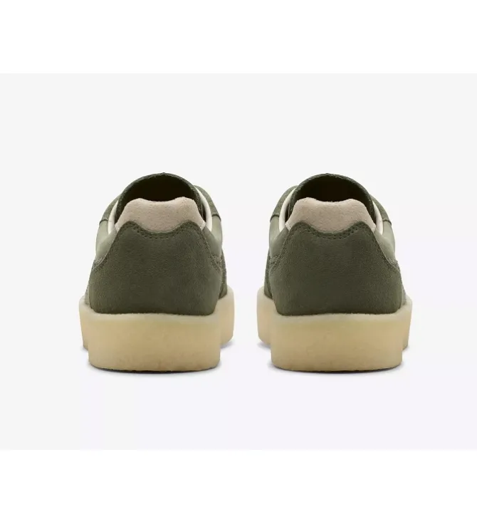 baskets et sneakers - Confort - femme - Cuir - Kaki - Clarks