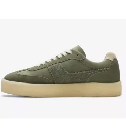 baskets et sneakers - Confort - femme - Cuir - Kaki - Clarks