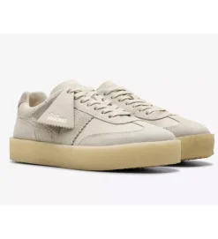 baskets et sneakers - Confort - femme - Cuir - Beige - Clarks