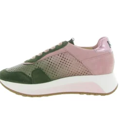 baskets et sneakers - Confort - femme - Nubuck - Kaki - Softwaves