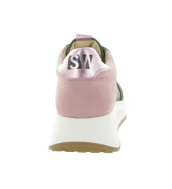 baskets et sneakers - Confort - femme - Nubuck - Kaki - Softwaves