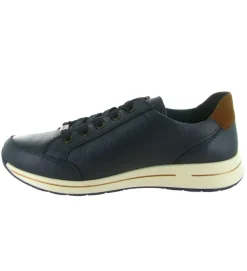 baskets et sneakers - Confort - femme - Cuir - Bleu Marine - Ara