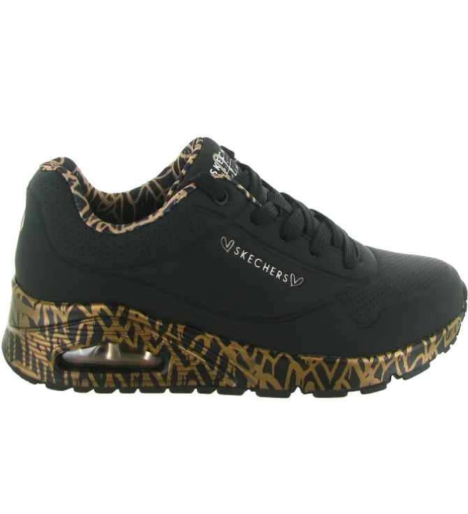 baskets et sneakers - Confort - femme - Toile - Noir - Skechers footwear