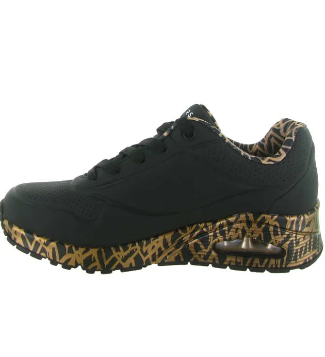 baskets et sneakers - Confort - femme - Toile - Noir - Skechers footwear