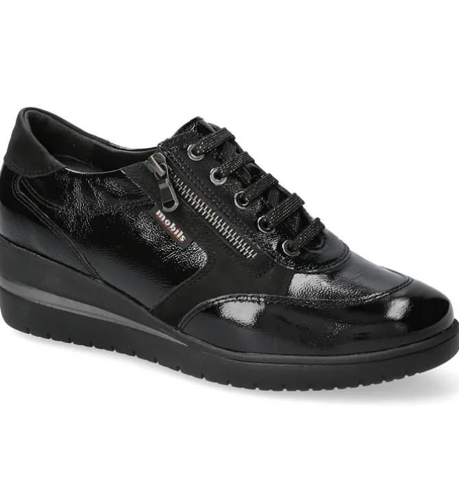 baskets et sneakers - Confort - femme - Cuir - Noir - Mephisto
