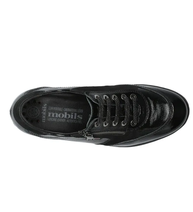 baskets et sneakers - Confort - femme - Cuir - Noir - Mephisto