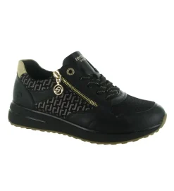 baskets et sneakers - Confort - femme - Synthétique - Noir - Remonte