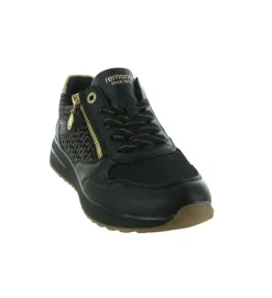 baskets et sneakers - Confort - femme - Synthétique - Noir - Remonte