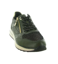 baskets et sneakers - Confort - femme - Synthétique - Vert - Remonte