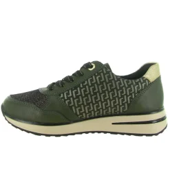 baskets et sneakers - Confort - femme - Synthétique - Vert - Remonte