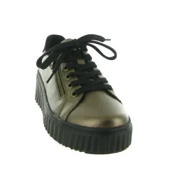 baskets et sneakers - Confort - femme - Cuir - Bronze - Rieker