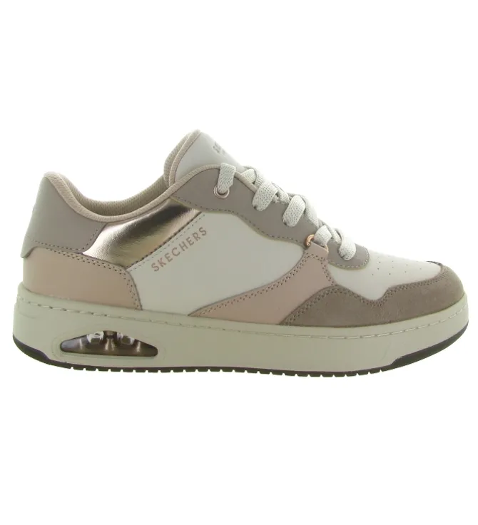 baskets et sneakers - Confort - femme - Nubuck - Beige - Skechers footwear