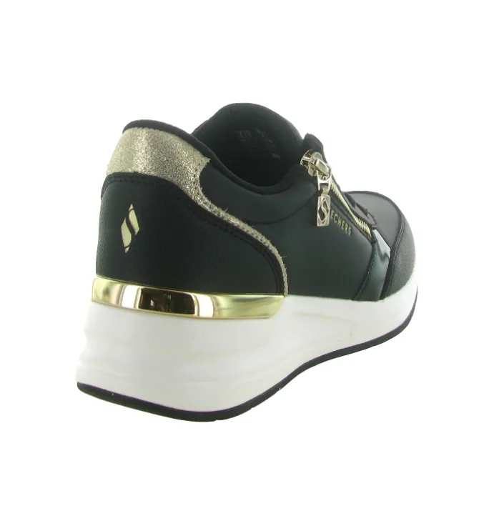 baskets et sneakers - Confort - femme - Toile - Noir - Skechers footwear