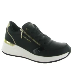 baskets et sneakers - Confort - femme - Toile - Noir - Skechers footwear