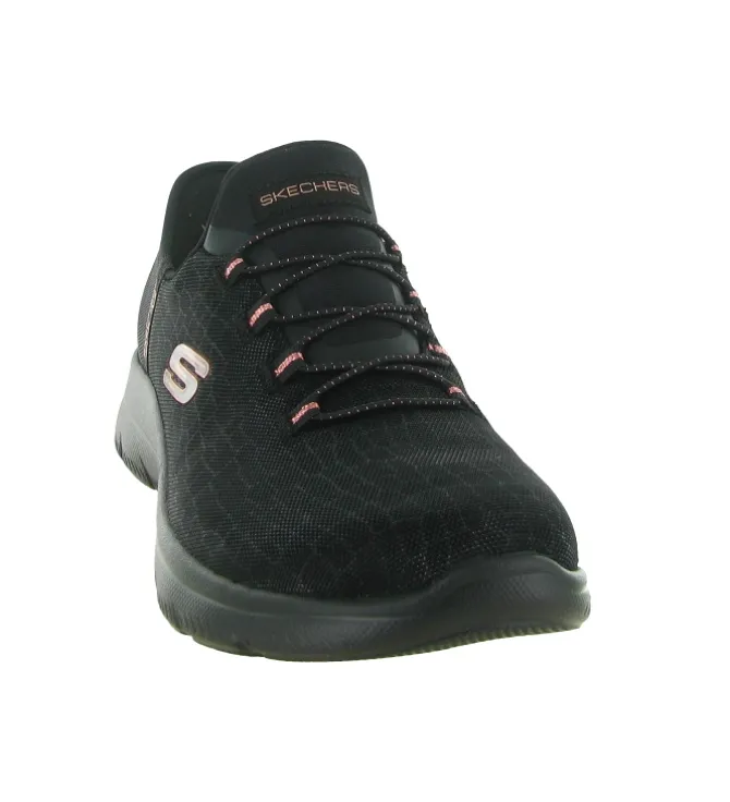 baskets et sneakers - Confort - femme - Toile - Noir - Skechers footwear