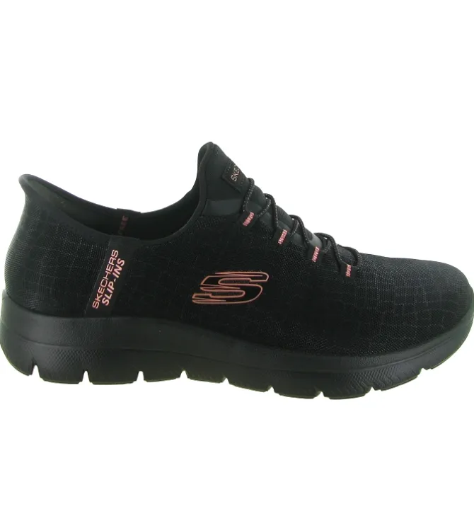 baskets et sneakers - Confort - femme - Toile - Noir - Skechers footwear