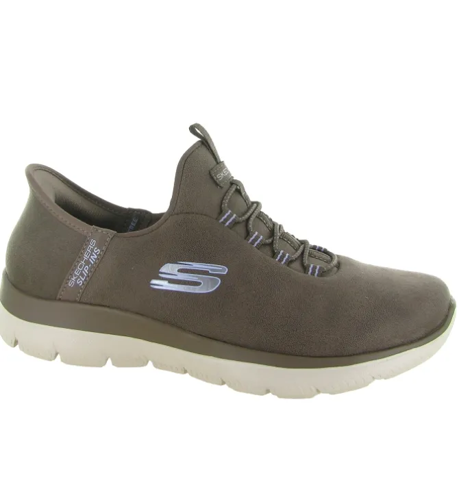 baskets et sneakers - Confort - femme - Synthétique - Marron - Skechers footwear