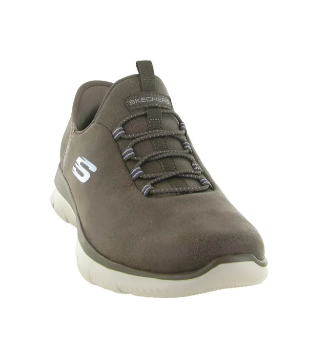baskets et sneakers - Confort - femme - Synthétique - Marron - Skechers footwear