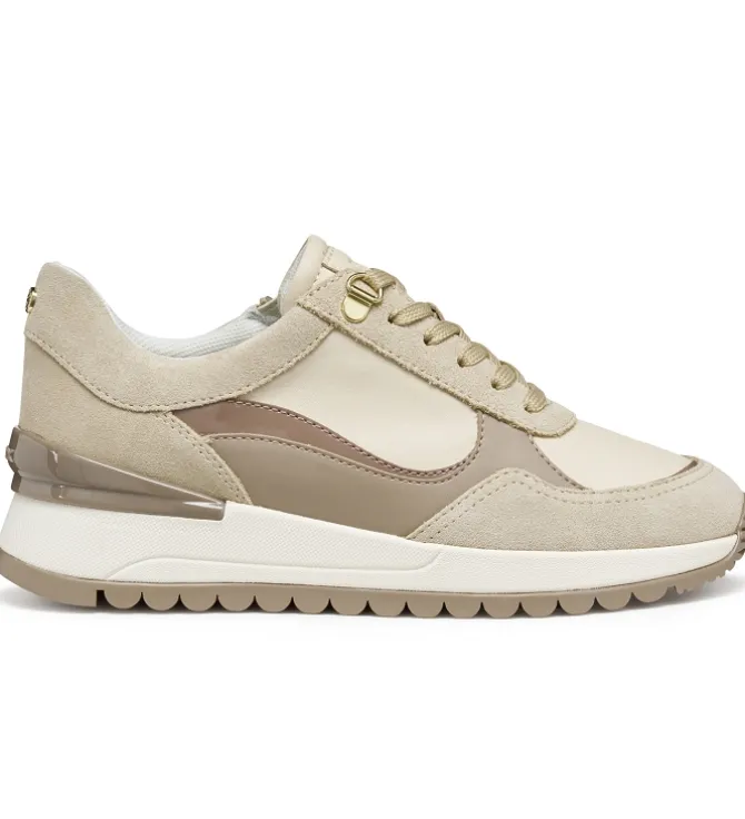 baskets et sneakers - Confort - femme - Synthétique - Beige - Geox