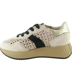 baskets et sneakers - Confort - femme - Raphia - Crème - Softwaves