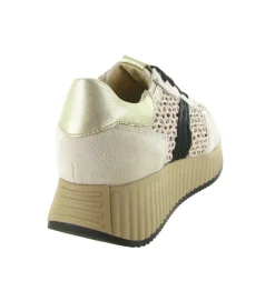baskets et sneakers - Confort - femme - Raphia - Crème - Softwaves