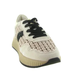 baskets et sneakers - Confort - femme - Raphia - Crème - Softwaves