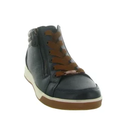 baskets et sneakers - Confort - femme - Cuir - Bleu Marine - Ara