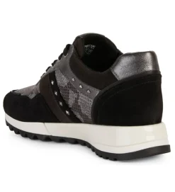baskets et sneakers - Confort - femme - Synthétique - Noir - Geox