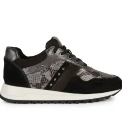baskets et sneakers - Confort - femme - Synthétique - Noir - Geox