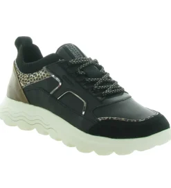 baskets et sneakers - Confort - femme - Cuir - Noir - Geox