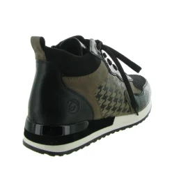 baskets et sneakers - Confort - femme - Cuir - Noir - Remonte