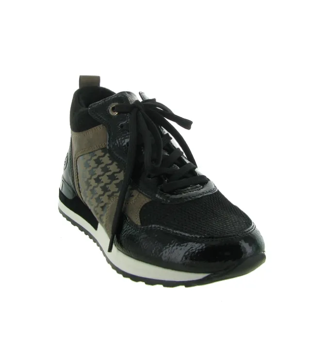 baskets et sneakers - Confort - femme - Cuir - Noir - Remonte