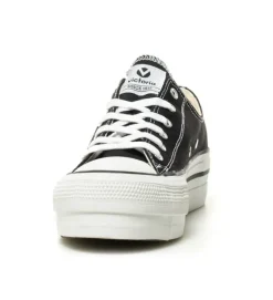 baskets et sneakers - Confort - femme - Toile - Noir - Victoria