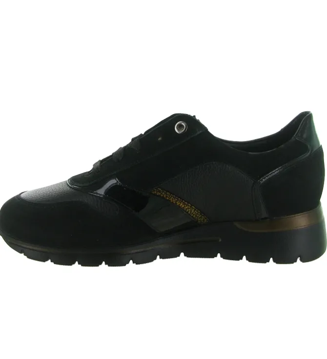 baskets et sneakers - Confort - femme - Cuir - Noir - Mephisto