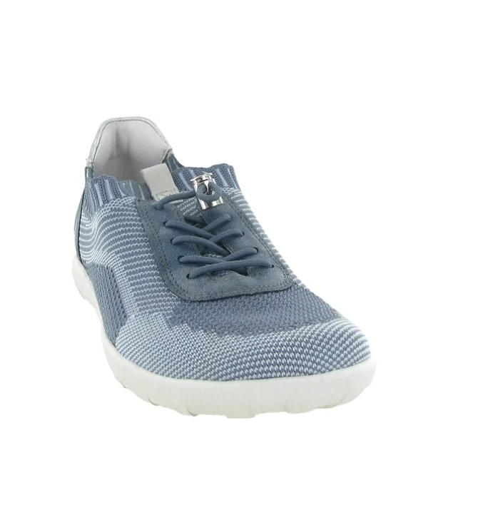 baskets et sneakers - Confort - femme - Toile - Bleu jean - Remonte