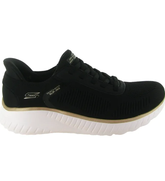 baskets et sneakers - Confort - femme - Toile - Noir - Skechers footwear
