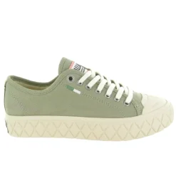 baskets et sneakers - Confort - femme - Toile - Vert amande - Palladium