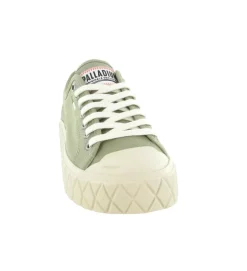 baskets et sneakers - Confort - femme - Toile - Vert amande - Palladium