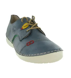baskets et sneakers - Confort - femme - Synthétique - Bleu - Rieker