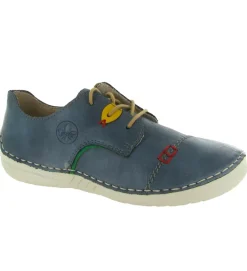 baskets et sneakers - Confort - femme - Synthétique - Bleu - Rieker